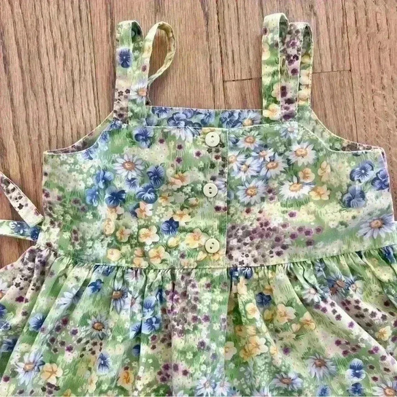 Blueberi Boulevard Vintage Infant Girls Floral Dress Size 24 Months - Picture 5 of 9
